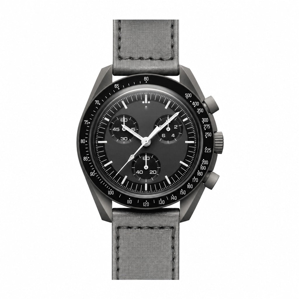 Dress Watch Black Steel