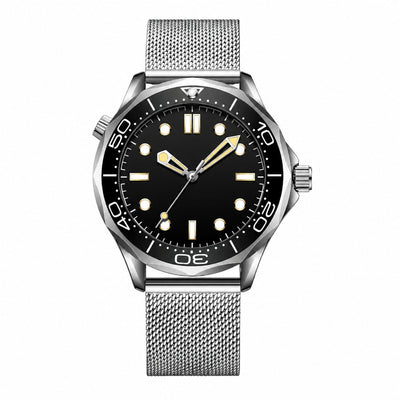 Dress Watch Black Steel