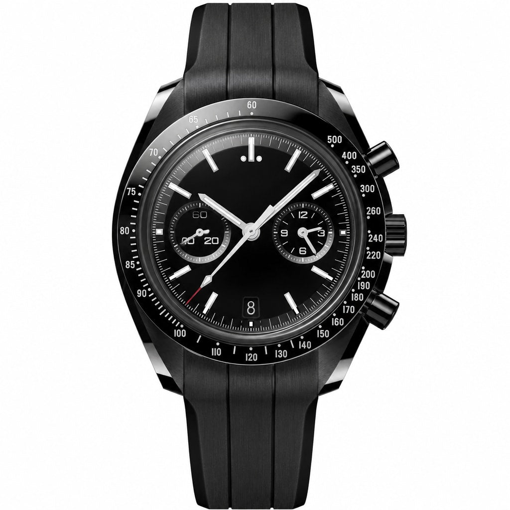 Chronograph Sport Watch Black 44mm