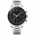 Chronograph Watch Silver Tone 40mm