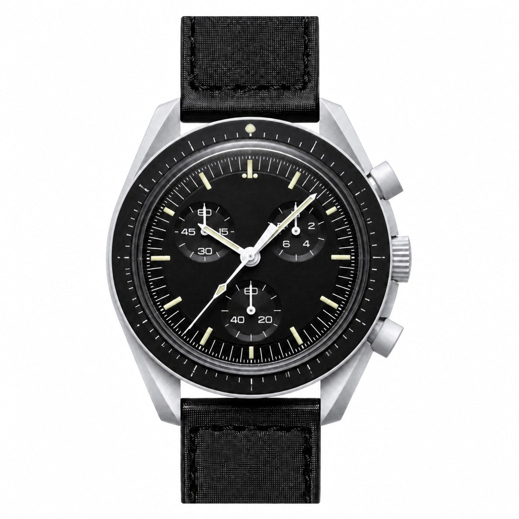 Racing Watch Black Steel