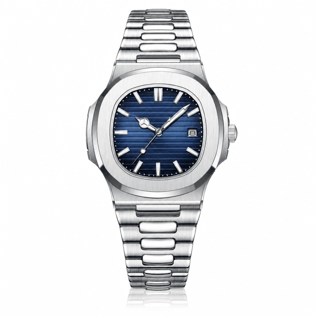 Dress Watch Black Steel